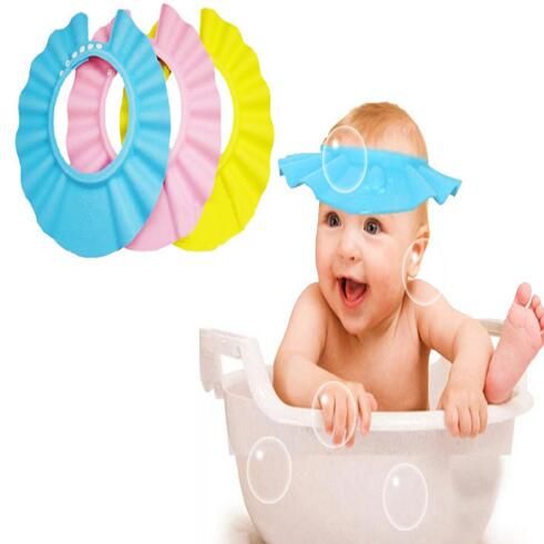 Baby Shower Cap | Adjustable Waterproof Shampoo Hat for Kids