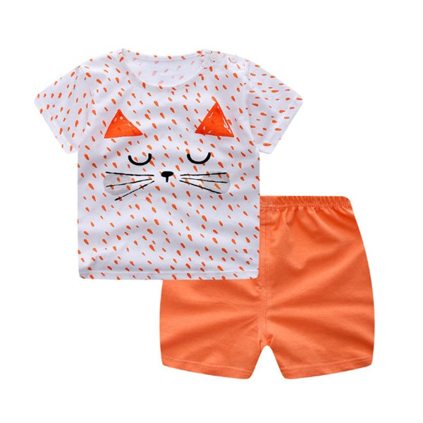 Baby Cartoon Clothing Set | Cute Boy Girl Outfit 1-3 Years