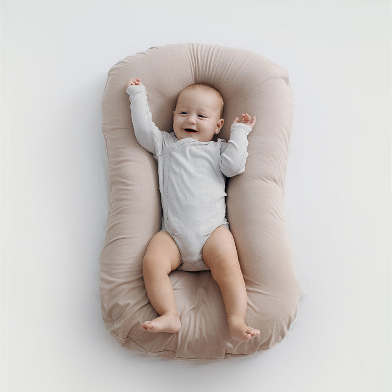 Portable Baby Nest Bed | Cotton Crib Cushion 0-3 Years