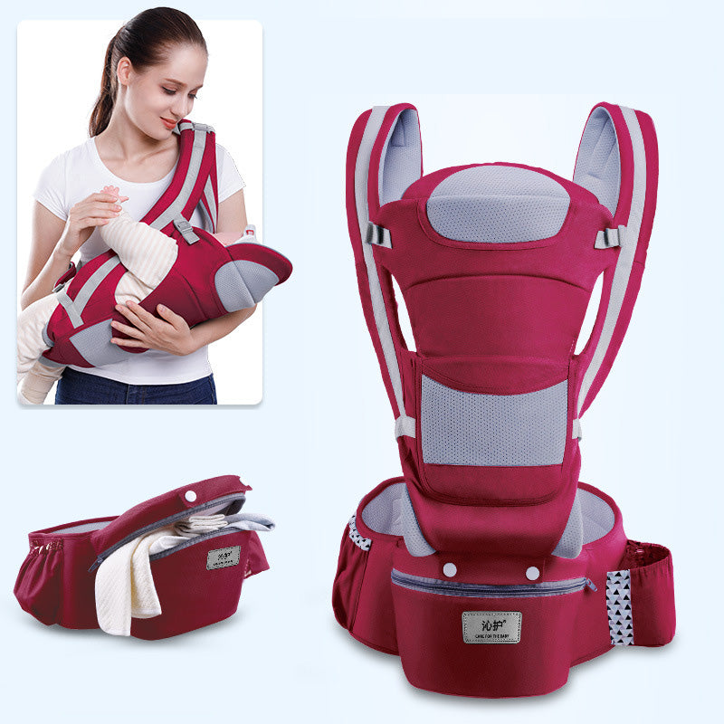 Ergonomic 3-in-1 Baby Carrier | Kangaroo Hip Seat