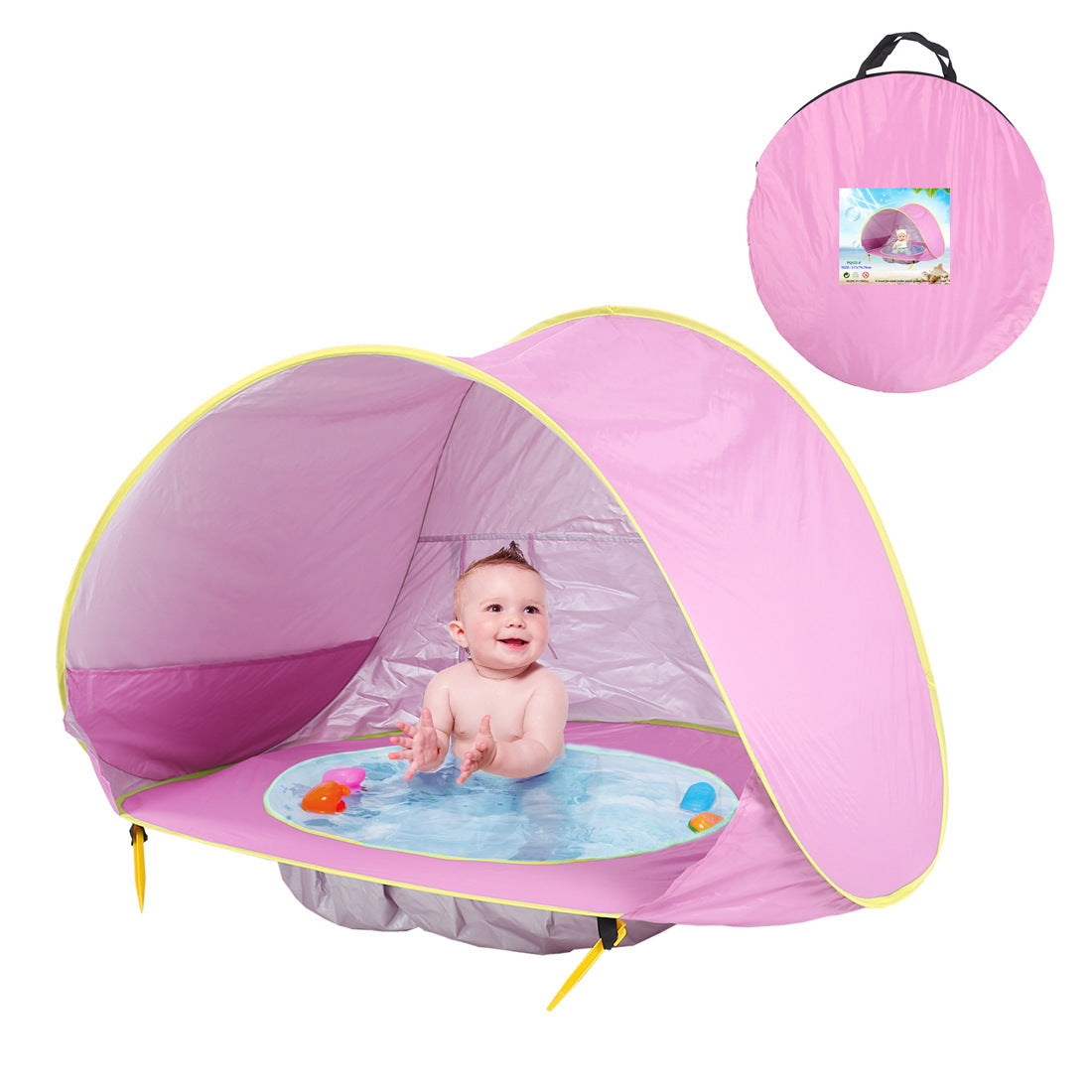 Baby Beach Tent with Pool | UV Protection Pop-Up Sun Shelter