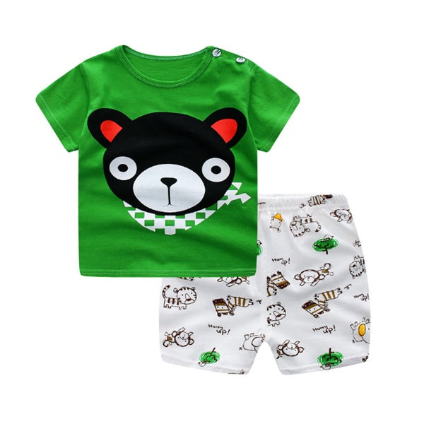 Baby Cartoon Clothing Set | Cute Boy Girl Outfit 1-3 Years