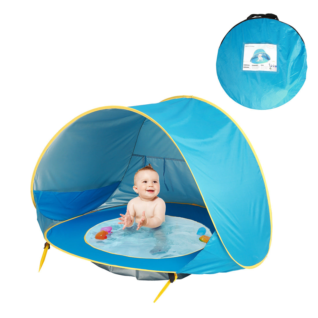 Baby Beach Tent with Pool | UV Protection Pop-Up Sun Shelter