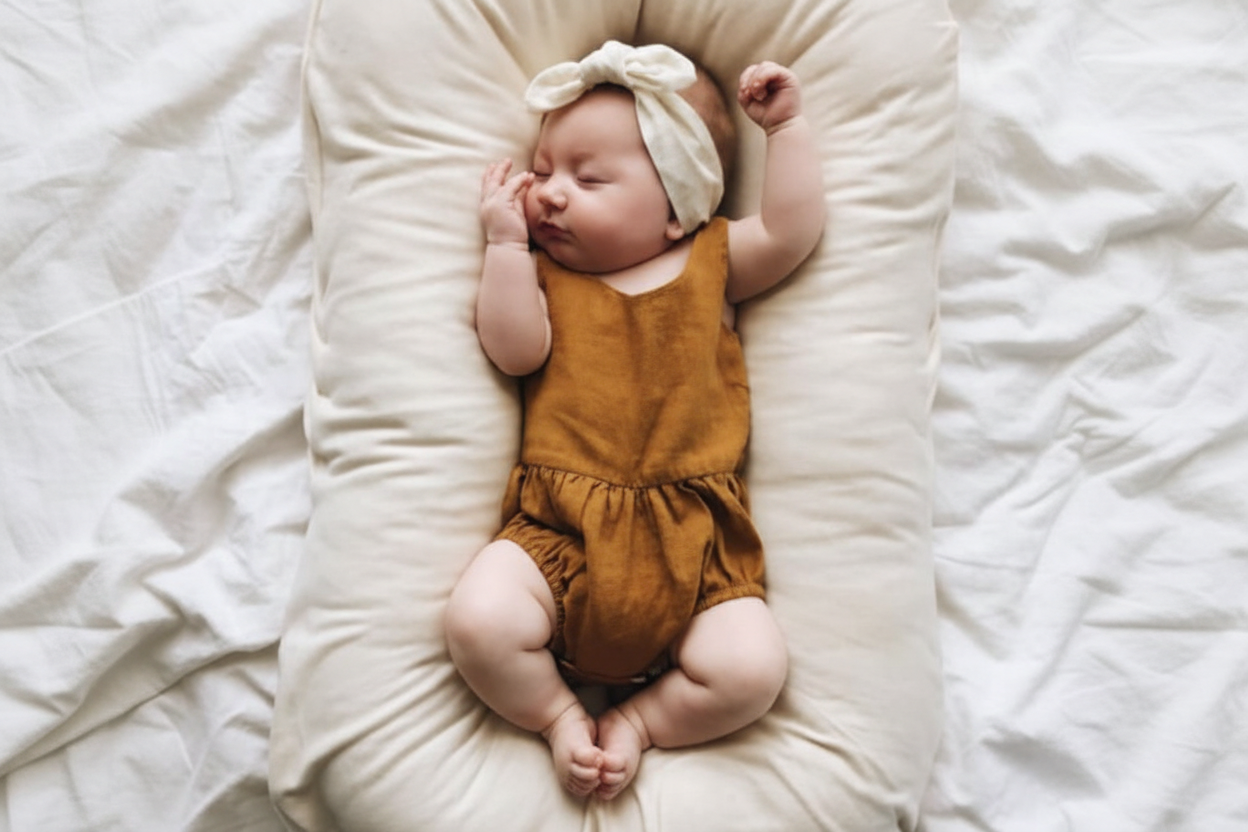 Portable Baby Nest Bed | Cotton Crib Cushion 0-3 Years