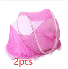 Foldable Baby Bed Net | Mosquito Net With Mattress And Pillow