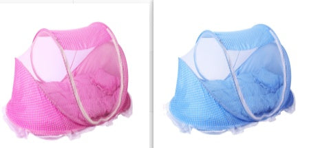 Foldable Baby Bed Net | Mosquito Net With Mattress And Pillow
