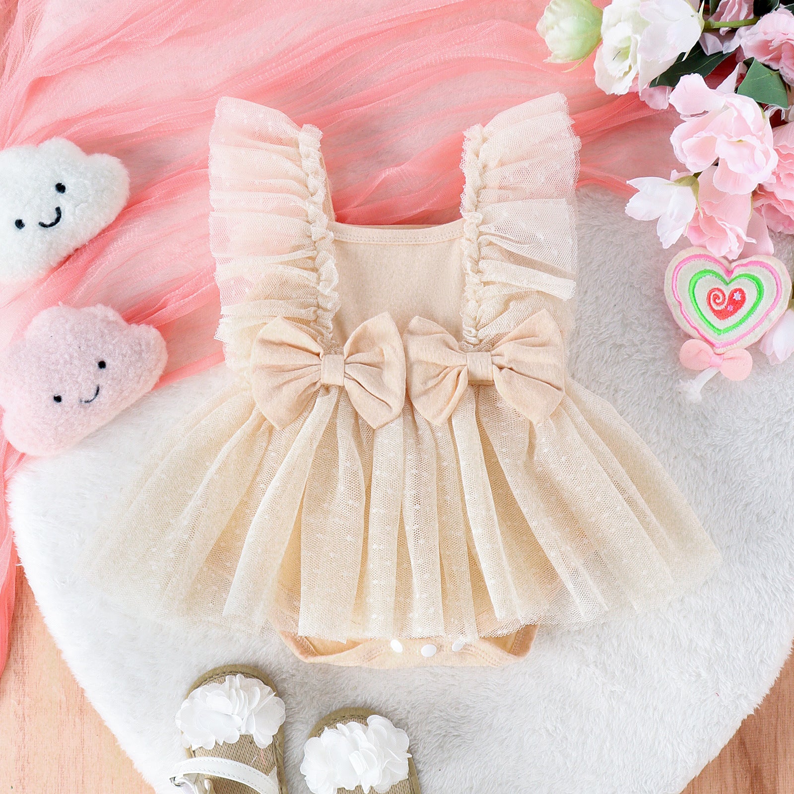 Princess Baby Jumpsuit Skirt | Soft Cotton | 0-2 years