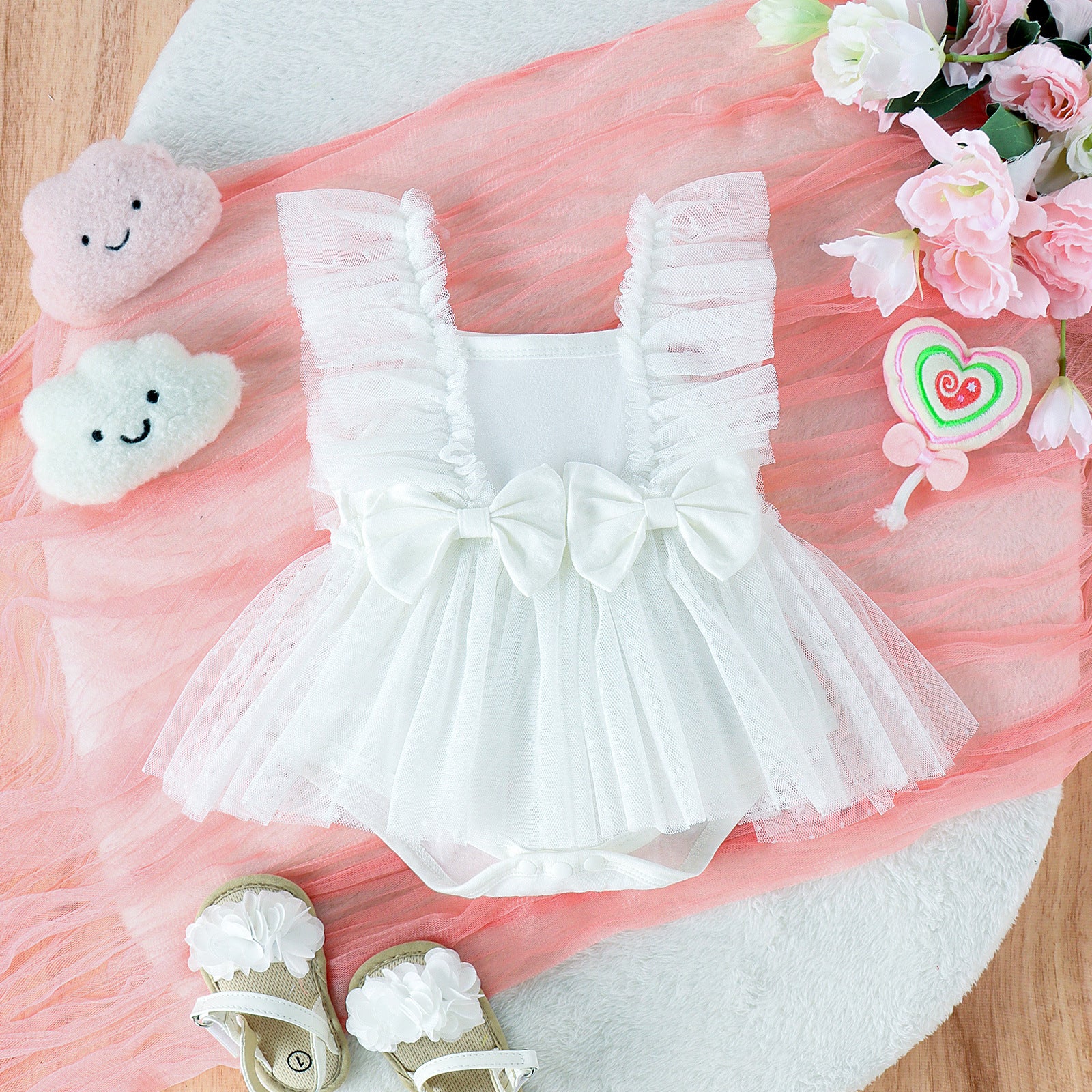 Princess Baby Jumpsuit Skirt | Soft Cotton | 0-2 years