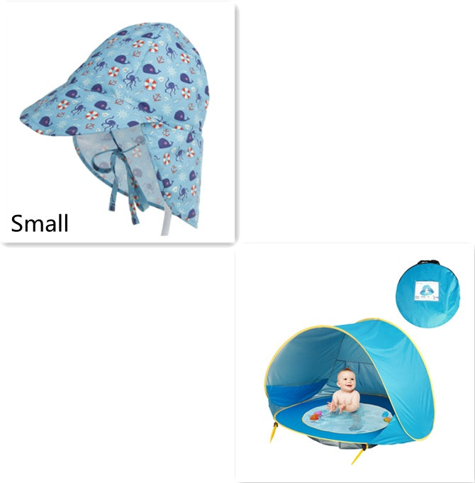 Baby Beach Tent with Pool | UV Protection Pop-Up Sun Shelter