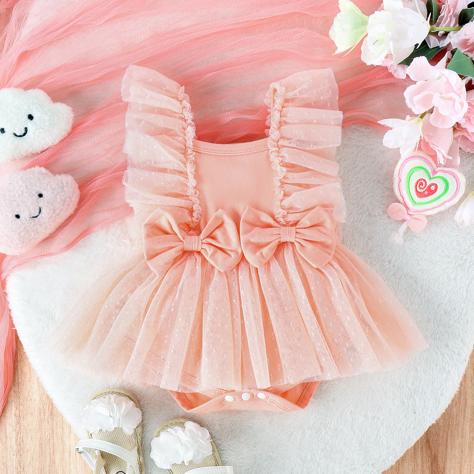 Princess Baby Jumpsuit Skirt | Soft Cotton | 0-2 years